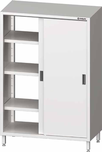 Szafa przelotowa z drzwiami suwanymi 900x700x1800 mm | STALGAST, 981627090
