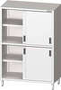 Szafa magazynowa z drzwiami suwanymi 800x700x1800 mm | STALGAST, 981647080