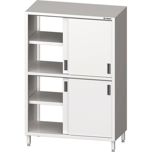 Szafa przelotowa z drzwiami suwanymi 1100x700x1800 mm | STALGAST, 981667110