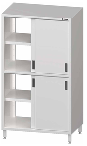 Szafa przelotowa z drzwiami suwanymi 900x700x2000 mm | STALGAST, 981677090