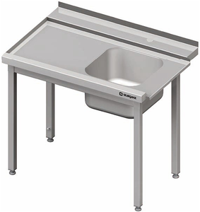 Stół załadowczy lewy bez półki do zmywarki kapturowej Silanos 1000x740x880 mm | STALGAST, 982397100