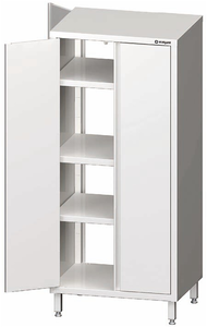 Szafa przelotowa z drzwiami skrzydłowymi 700x600x1800 mm | STALGAST, 981546070