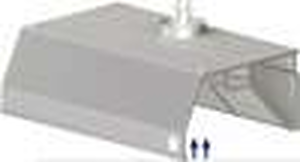 Okap przyścienny trapezowy 4000x900x450 mm | STALGAST, 9820709400