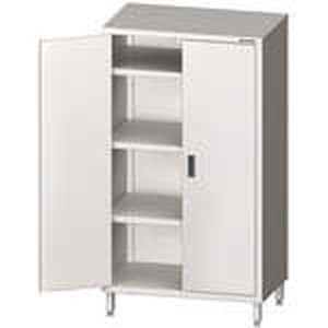 Szafa magazynowa z drzwiami skrzydłowymi 1200x600x1800 mm | STALGAST, 981526120