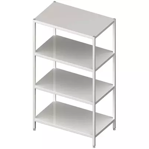 Regał magazynowy półki pełne 1400x500x1800 mm | STALGAST, 981885140
