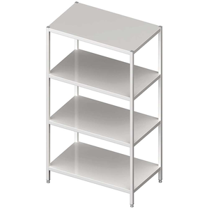 Regał magazynowy półki pełne 1400x500x1800 mm | STALGAST, 981885140