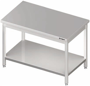 Stół centralny z półką 1600x700x850 mm | STALGAST, 980107160