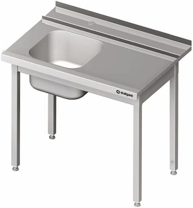 Stół załadowczy prawy bez półki do zmywarki kapturowej Silanos 1000x740x880 mm | STALGAST, 982387100