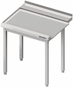 Stół wyładowczy lewy bez półki do zmywarki kapturowej Silanos 1200x740x880 mm | STALGAST, 982437120