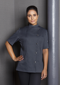 Bluza kucharska damska, rozmiar 40, antracyt | KARLOWSKY, Greta