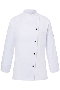 Bluza kucharska damska, rozmiar 42, biała | KARLOWSKY, Larissa