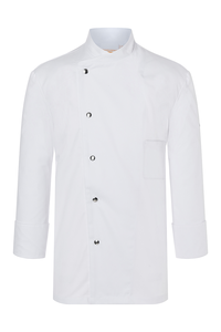 Bluza kucharska męska, rozmiar 44, biała | KARLOWSKY, Lars