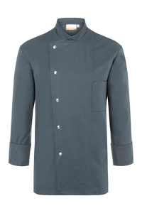 Bluza kucharska męska, rozmiar 66, antracyt | KARLOWSKY, Lars