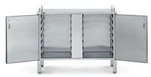 Podstawa zamknęta z dwoma skrzydłami drzwi uchylnych, 14 par prowadnic | CONVOTHERM, 3251512