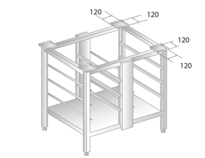 Podstawa pod piec 850x650x850 mm | DORA METAL, GT-3144