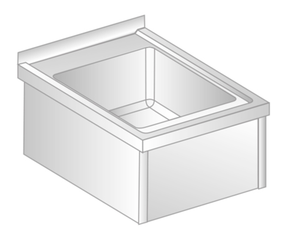 Zlewozmywak 500x500x240 mm | DORA METAL, DM-3232