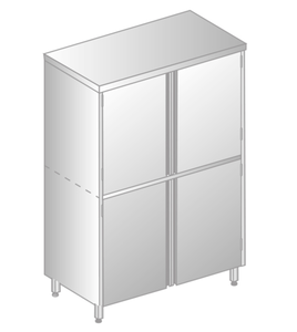 Szafa przelotowa 1000x600x2000 mm, 122 kg | DORA METAL, GT-3307.02