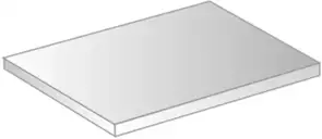 Półka do regału skręcanego 600x600 mm, pełna | DORA METAL, DM-3338.1