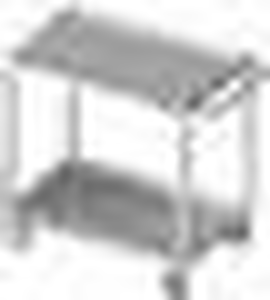 Wózek dwupółkowy 900x500x850 mm | STALGAST, 982005090