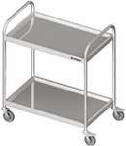 Wózek kelnerski dwupółkowy 1200x600x950 mm | STALGAST, 982026120