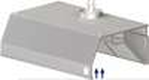 Okap przyścienny trapezowy 1000x900x450 mm | STALGAST, 9820709100