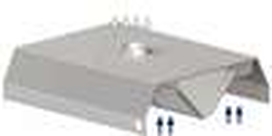 Okap centralny trapezowy 2700x1600x450 mm | STALGAST, 9821016270