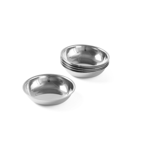 Salaterka na cukier lub bitą śmietanę o średnicy 65 mm, zestaw 6 szt. | HENDI, 452714