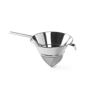 Sito chińskie stożkowe z siatką - gęste, średnica 245 mm | HENDI, 647561