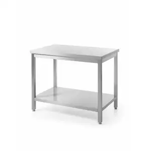 Stół roboczy centralny z półką, 1400x600x850 mm | HENDI, Bistro Line
