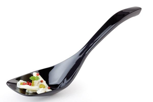 Łyżka serwingowa 70x65x265 mm, czarna | APS, Profi