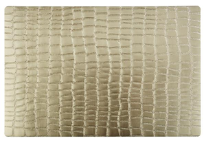 Podkładka na stół 450x300 mm, złota | APS, Croco