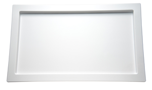 Taca prostokątna z melaminy GN 1/1 530x325 mm, biała | APS, Frames