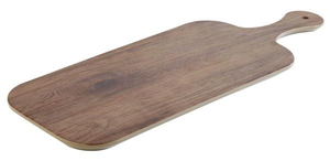 Taca prostokątna z melaminy 400x200 mm, ciemny dąb | APS, Oak
