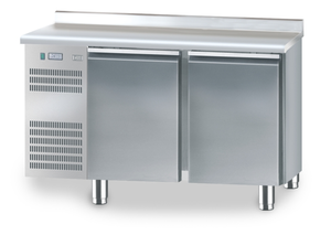 Stół chłodniczy z agregatem, 2-drzwiowy, 1325x600x850 mm | DORA METAL, DM-94002.0.0