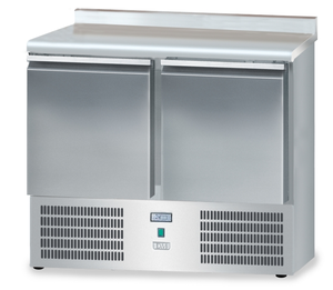 Stół chłodniczy z agregatem, 2-drzwiowy, 950x700x850 mm | DORA METAL, DM-94044.0.0