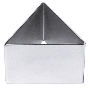 Ramka nierdzewna do musów 60x40 mm w kształcie trójkąta | CONTACTO, 681/060