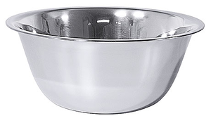 Miska ze stali nierdzewnej z rantem, 1,4 l, o średnicy 200 mm | CONTACTO, 2635/200