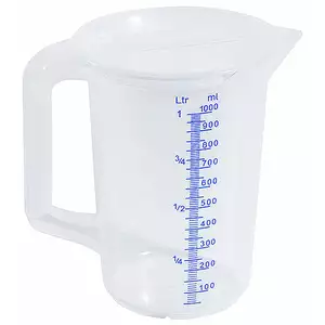 Dzbanek miarka z polipropylenu z pokrywką, 2 l | CONTACTO, 3060/200