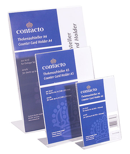 Stojak na karty menu w formacie A5, 148x210 mm | CONTACTO, 6779/005