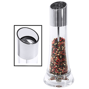 Młynek z masy akrylowej do pieprzu o średnicy 85 mm | CONTACTO, 6794/210