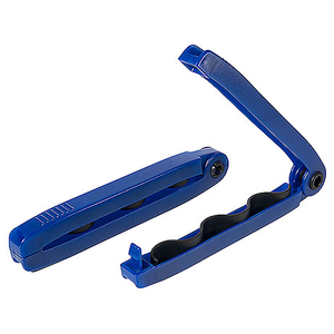 Klips zaciskowy do dużych torebek,o długości 240 mm, niebieski | CONTACTO, 7558/243