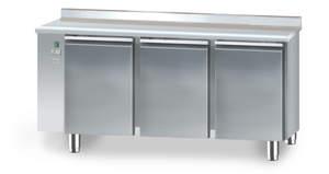 Stół mroźniczy bez agregatu wewnętrznego, 3-drzwiowy z drzwiami pełnymi, 1625x700x850 mm | DORA METAL, DM-S-90503.0.0.0