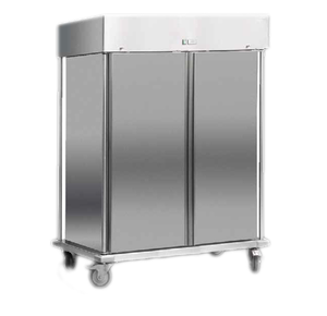 Szafa chłodnicza bankietowa, 2-komorowa, 1590x896x1965 mm | DORA METAL, DM-S-94081