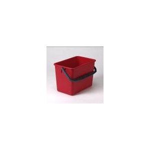 Wiadro czerwone 6 l | ECOLAB, 10000070