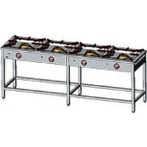 Kuchnia gazowa 4-palnikowa, 2235x600x850 mm, 24,5 kW | EGAZ, TGP-425.IIP