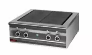 Kuchnia elektryczna 4-płytowa, nastawna, płyty kwadratowe, 16 kW, 800x800x230 mm | KROMET, 000.KEZ-4u