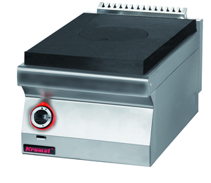 Kuchnia gazowa z płytą grzewczą, nastawna, 4,5 kW, 400x700x280 mm | KROMET, 700.KG/I-400