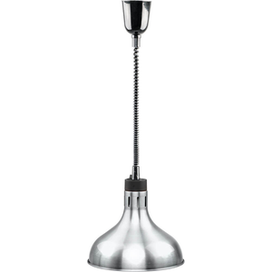 Lampa grzewcza do potraw, wisząca, średnica 290 mm z regulacją wysokości, szara | STALGAST, 692610