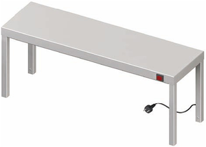 Nadstawka grzewcza na stół pojedyncza 1100x400x400 mm | STALGAST, 982204110