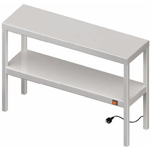 Nadstawka grzewcza na stół podwójna 900x300x700 mm | STALGAST, 982223090